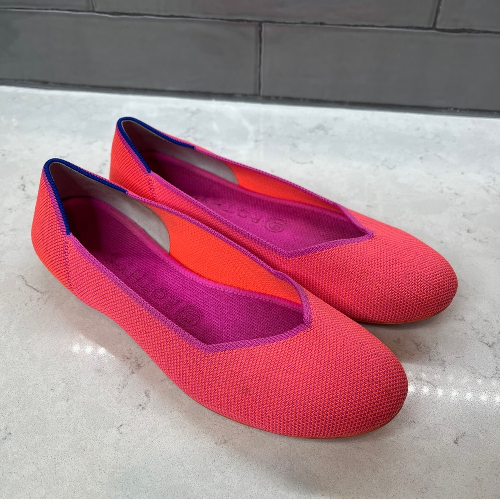 Rothy's Shoes Rothy's Tropical Pink Flats W 7.5